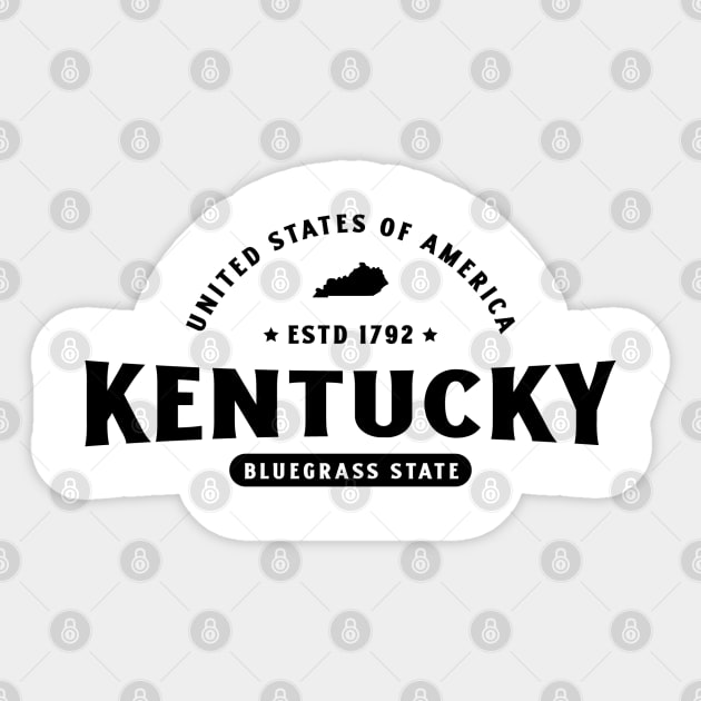 Bluegrass Serenade - Kentucky USA Sticker by Vectographers